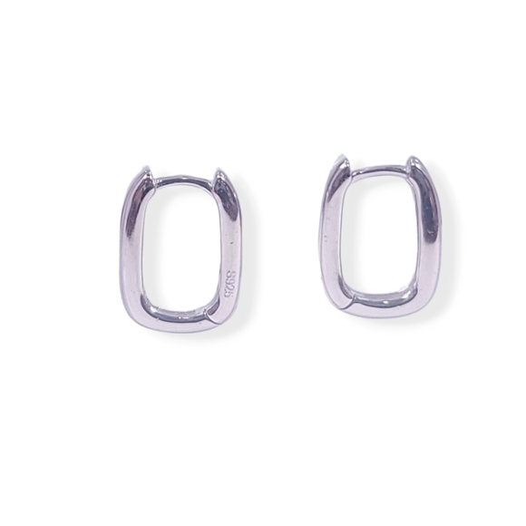 Vintage Style Commute Square Plating Sterling Silver 18k Gold Plated Earrings - Picture 1 of 5